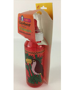 Vintage Baby Bottle Gerber Decorator Nurser 9oz Tropical Tesoro’s Tinted... - $26.89