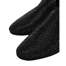 Men's formal Shoes STEVE MADDEN Microfiber Rhinestones CASHH black image 13