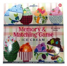 eeBoo&#39;s Memory &amp; Matching Game Ice Cream Brand New Sealed Ages 3+ - $18.99
