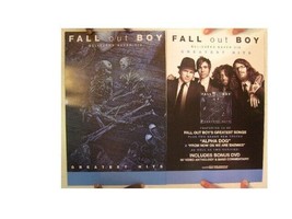 Fall Out Boy Poster Believers Never Die Greatest Hits Two Sided - £21.17 GBP