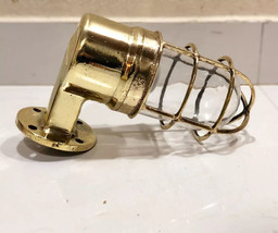 Nautical Marine Vintage Style Bulkhead PassageWay Brass Wall Light Fixtures - £105.57 GBP