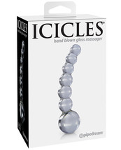 Icicles No. 66 Hand Blown Glass G Spot Dong - Clear - $21.75