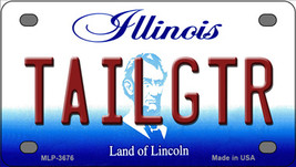 Tailgtr Illinois Novelty Mini Metal License Plate Tag - $14.95
