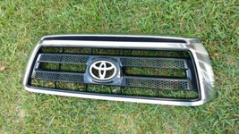 2011-2013 Toyota Tundra Front Radiator Grill Chrome W/EMBLEM &Top Brackets - $286.11