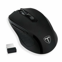 Wireless Optical mouse &amp; usb receiver for Dell Toshiba Apple Chromebook Laptop - £26.46 GBP