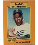 Vintage Baseball&#39;s All-Time Greats Collectible Orange Card:  Jackie Robi... - $5.40 CAD