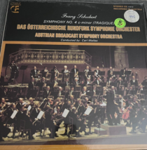 Franz Schubert Sypmhony NO 4 c minor Tragique Carl Melles CE 11013 - £45.97 GBP