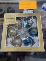 Vintage Lanissa Glass Christmas Ornament Box Of 6 West Germany - £19.80 GBP