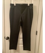 DKNY Women&#39;s Ponte Pants Pull On Size XL Black - $48.50