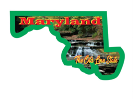 4&quot; maryland the old line state bumper sticker decal usa made - £21.08 GBP