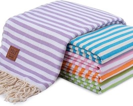 Gold Case Home Collection Myra Original Turkish Beach Towel Set Of 5-100% Cotton - £30.36 GBP