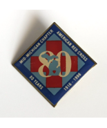 VTG American Red Cross Mid-Michigan Chapter 80 Years 1916-1996 Enamel La... - $18.99