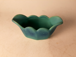 Vintage Art Pottery, Van Briggle, Small Turquoise Matte Glaze Decorative... - $31.48