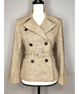 Japanese Designer Wool Jacket Coat Om Osamu Maeda Size S M Brown Vintage... - $1,718.93 MXN