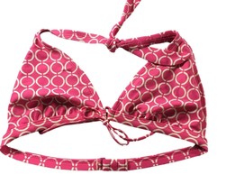 Body Glove Womens Bikini Size Medium Pink Geometric Print Swimsuit Halter Style - £9.49 GBP