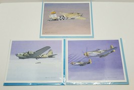 3 Quay US Air Force Fighter Jet Plane Blank Greeting Card Lot NEW P-51 Mustang - £19.32 GBP