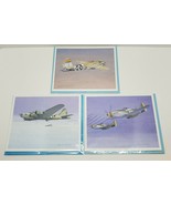 3 Quay US Air Force Fighter Jet Plane Blank Greeting Card Lot NEW P-51 M... - £18.97 GBP