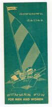 YMCA Downtown Dallas Texas 1967 Summer Programs for Men and Women - $21.75