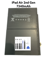 iPad Air 2 2nd Gen 7340mAh Replacement Battery with Tool Kit A1566 A1567... - $27.99