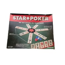 Pressman Star Poker Tile Game (1994) Fast Moving Tile Poker Game - $10.00