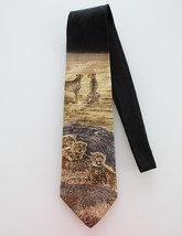 Endangered Species Vintage/Early Men&#39;s Silk Tie - £12.35 GBP