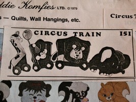 Vintage Kiddie Komfies PATTERN #151 CIRCUS TRAIN Quilt/Wall Hangings 197... - £14.56 GBP