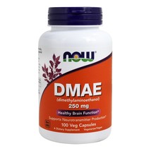 NOW Foods DMAE 250 mg., 100 Vegetarian Capsules - £9.47 GBP