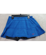Mizuno Skort With Liner Womens Medium Blue Space Dye Polyester Elastic W... - $340.28 MXN