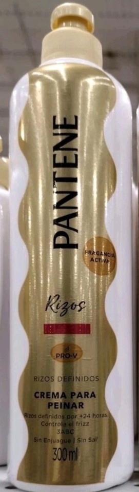 3X  PANTENE RIZOS DEFINADOS CREMA PARA PEINAR - 3 BOTTLES 300ml EACH -FR... - $37.61