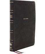 NKJV, Thinline Reference Bible, Leathersoft, Black, Red Letter, Comfort ... - £31.15 GBP