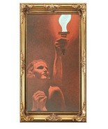 WW2 German vintage anti-Nazi &quot;Het licht in den nacht&quot; Dutch print L.Joor... - €42,35 EUR