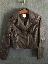 Vintage Bongo Jacket Womens Size M Brown Long Sleeve Full Zip Pockets Zi... - £11.82 GBP