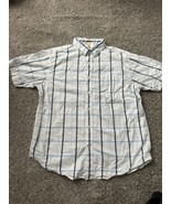 Nautica Jeans Co &#39;99 Yacht Club Button up Plaid Short Sleeve Shirt Size ... - $12.92 CAD