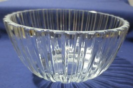 Godinger Empress Crystal Fruit Bowl Vertical Ribbing Made in Italy - $10.00