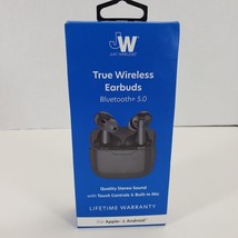 Just Wireless True Wireless Earbuds Bluetooth 5.0 w/Touch Control &amp; Built-in-Mic - £11.53 GBP