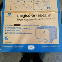 Konica Minolta Magicolor 4650DN Printer Brand NEW Missing All Supplies! AOOF012 - $149.99