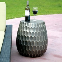 SPI Home Honeycomb Pattern Aluminum Garden Stool - £611.23 GBP