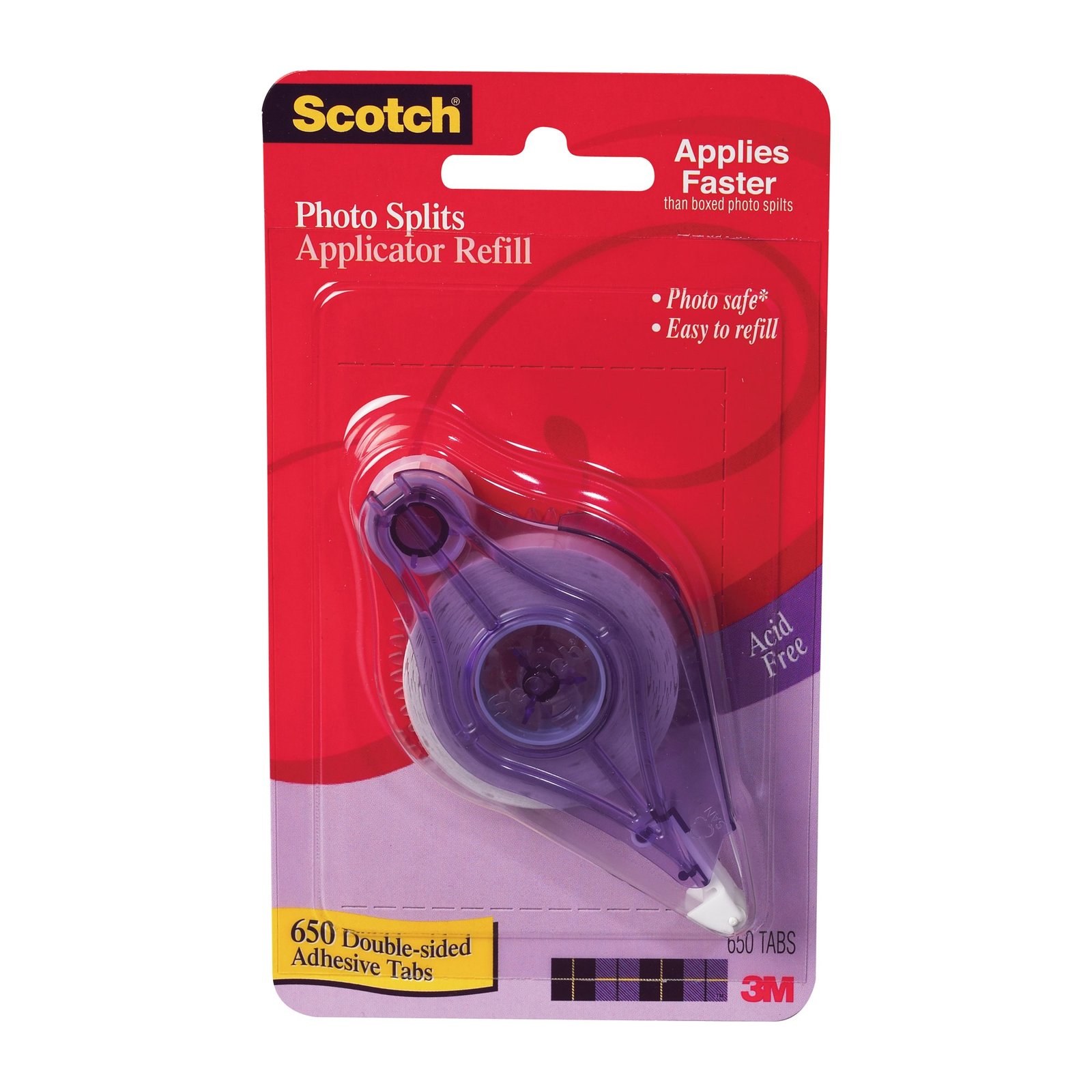 Scotch Adhesive Squares Applicator Refill, .31 in x .43 in, Acid-free and photo  - $15.10