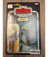 Star Wars: War of the Bounty Hunters #1 Boba Fett Toy Variant Marvel Com... - $7.49