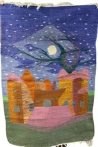 Starry Starry Night Boho Tapestry Wall Hanging 70s Hand Woven Carpet Art... - $1,262.91 MXN