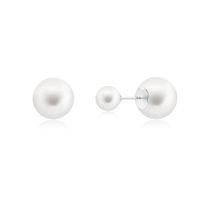 ANGARA Freshwater Pearl Double Sided Stud Earrings in Silver for Women (... - $293.55+