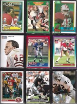 Ronnie Lott San Francisco 49ers LA Raiders 1983-91 NFL Football Card Lot of 9 - £5.59 GBP