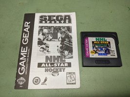 NHL All-Star Hockey Sega Game Gear Disk and Manual Only - £4.38 GBP