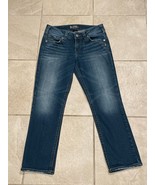 Silver Jeans Suki Mid Capri Dark Wash Blue Denim Jeans Womens Size 28x25... - $391.05 MXN