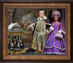  Donald Trump and Melania Trump 1700&#39;s  Hand Signed by the artist.  - $21,260.59 MXN