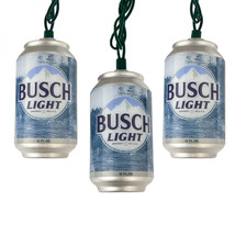 Busch Light Can 10-Light Set Multi-Color - $31.98