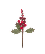 Darice Christmas Floral Berry Spray Assorted Red With Burgundy Mix 6 Inches - $18.97