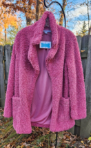 HYFVE Jacket Womens S Hot Pink Faux Fur NWT - $52.24