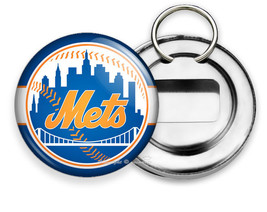 NEW YORK METS BASEBALL TEAM BOTTLE OPENER KEYCHAIN KEY FOB SPORTS FAN GI... - $16.49