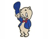 PORKY PIG IRON ON PATCH 4.3&quot; Classic Cartoon Character Embroidered Appli... - €3,88 EUR